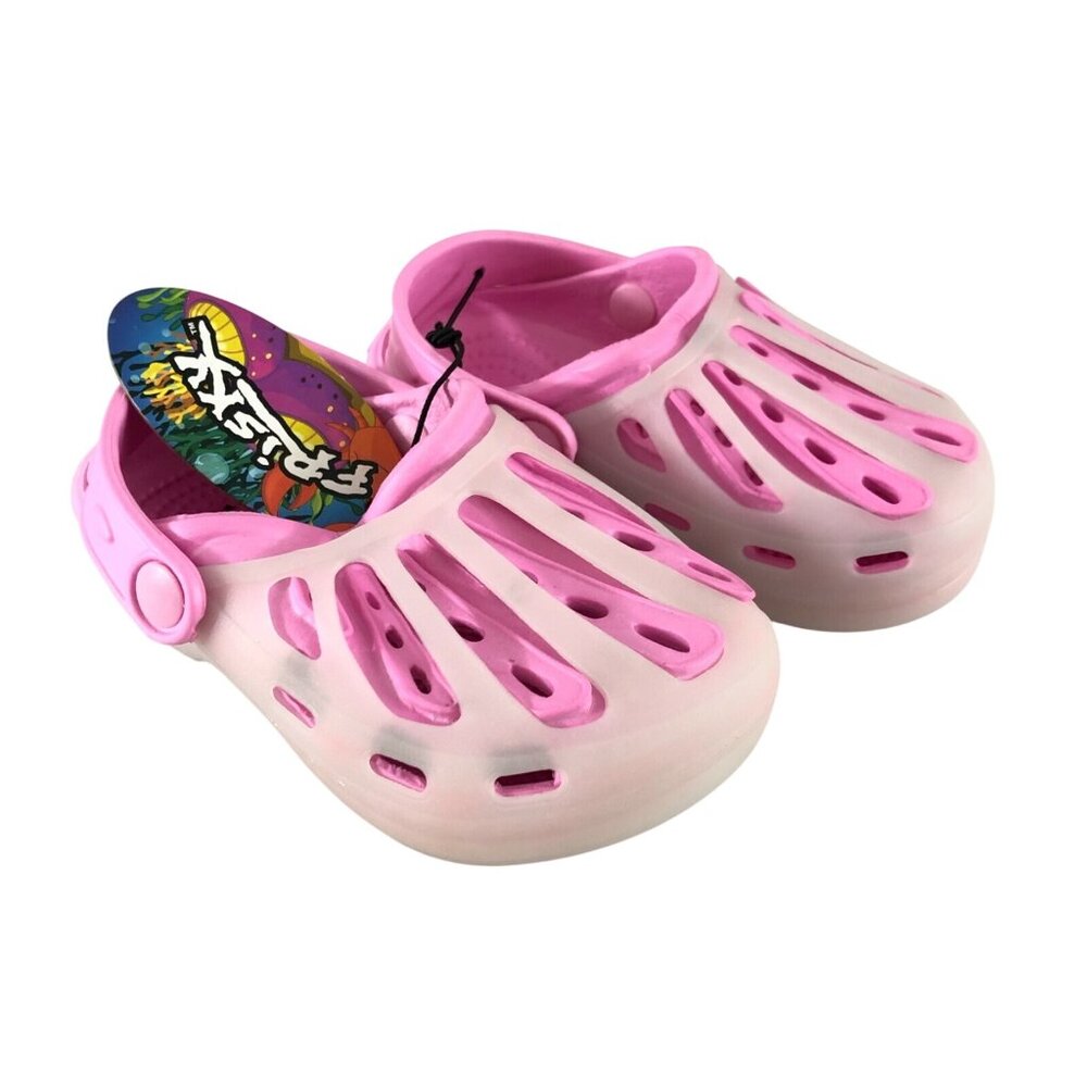 Frisky Toddler Girls Rubber Clogs Slip On Pink Size 6